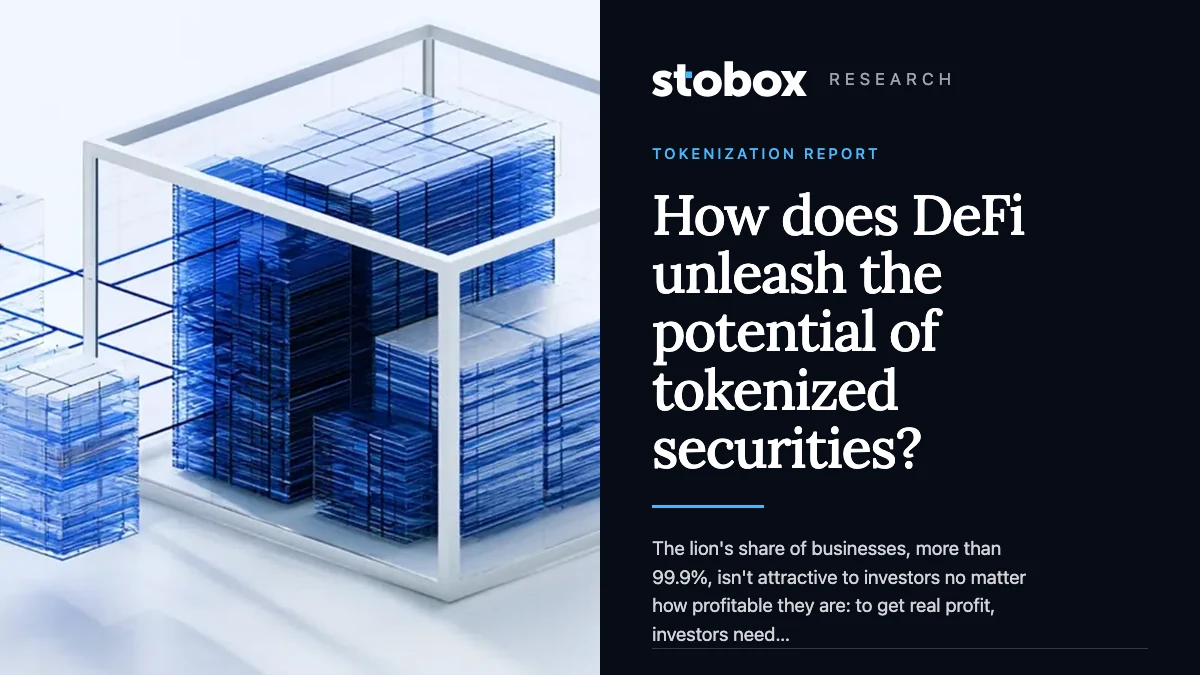 How does DeFi unleash the potential of tokenized securities?