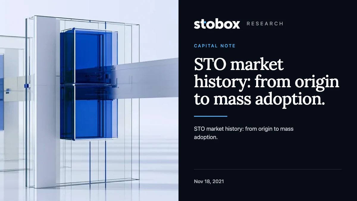 STO market history: from origin to mass adoption.