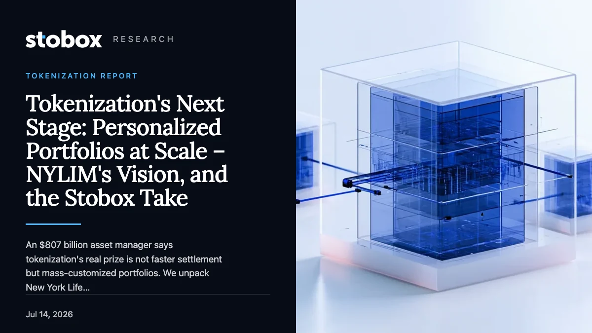 Tokenization's Next Stage: Personalized Portfolios at Scale – NYLIM's Vision, and the Stobox Take