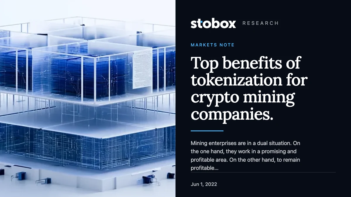 Top benefits of tokenization for crypto mining companies.