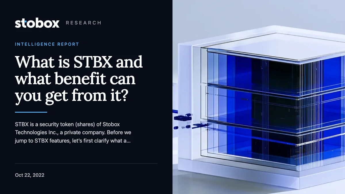 What is STBX and what benefit can you get from it?