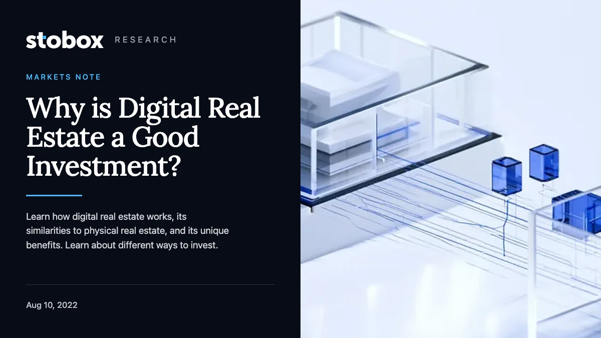 Why is Digital Real Estate a Good Investment?